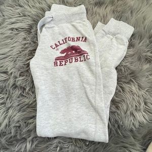 california republic jogger sweatpants 🐏